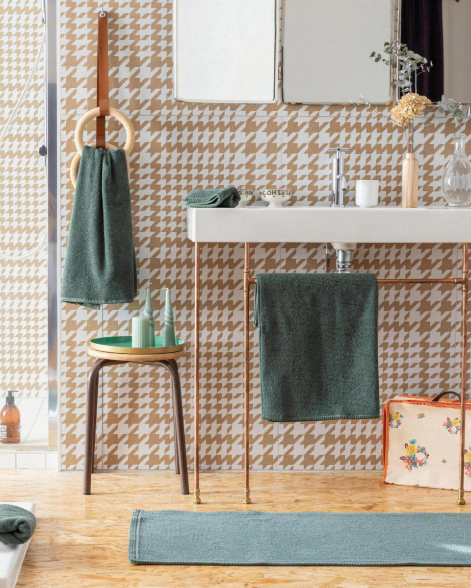 Tappeto da bagno Stonewashed Etia Fougere 54 X 110