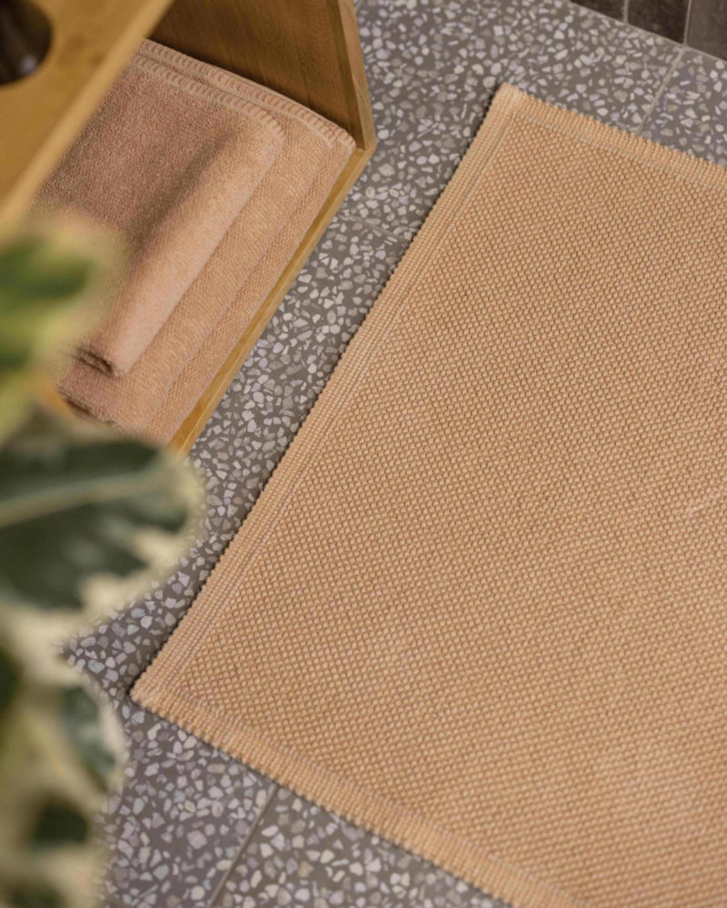 Tappeto da bagno Stonewashed Etia Latte 54 X 110