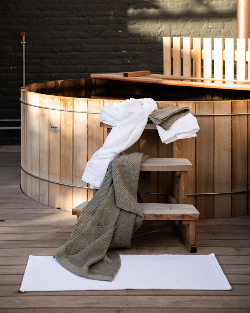 Tappeto da bagno Stonewashed Etia Neige 54 X 64