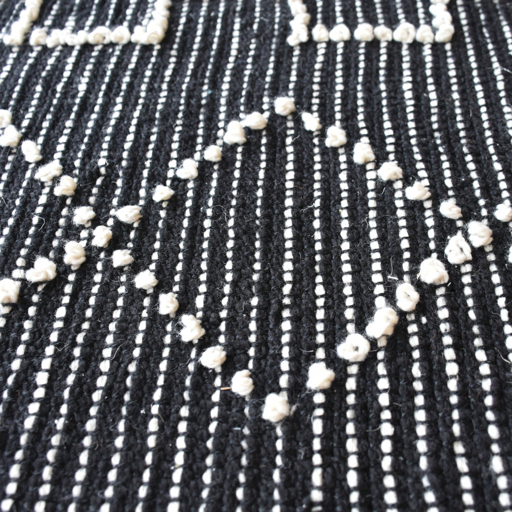 Tappeto Gimie Charbon/Ivoire 120 X 180