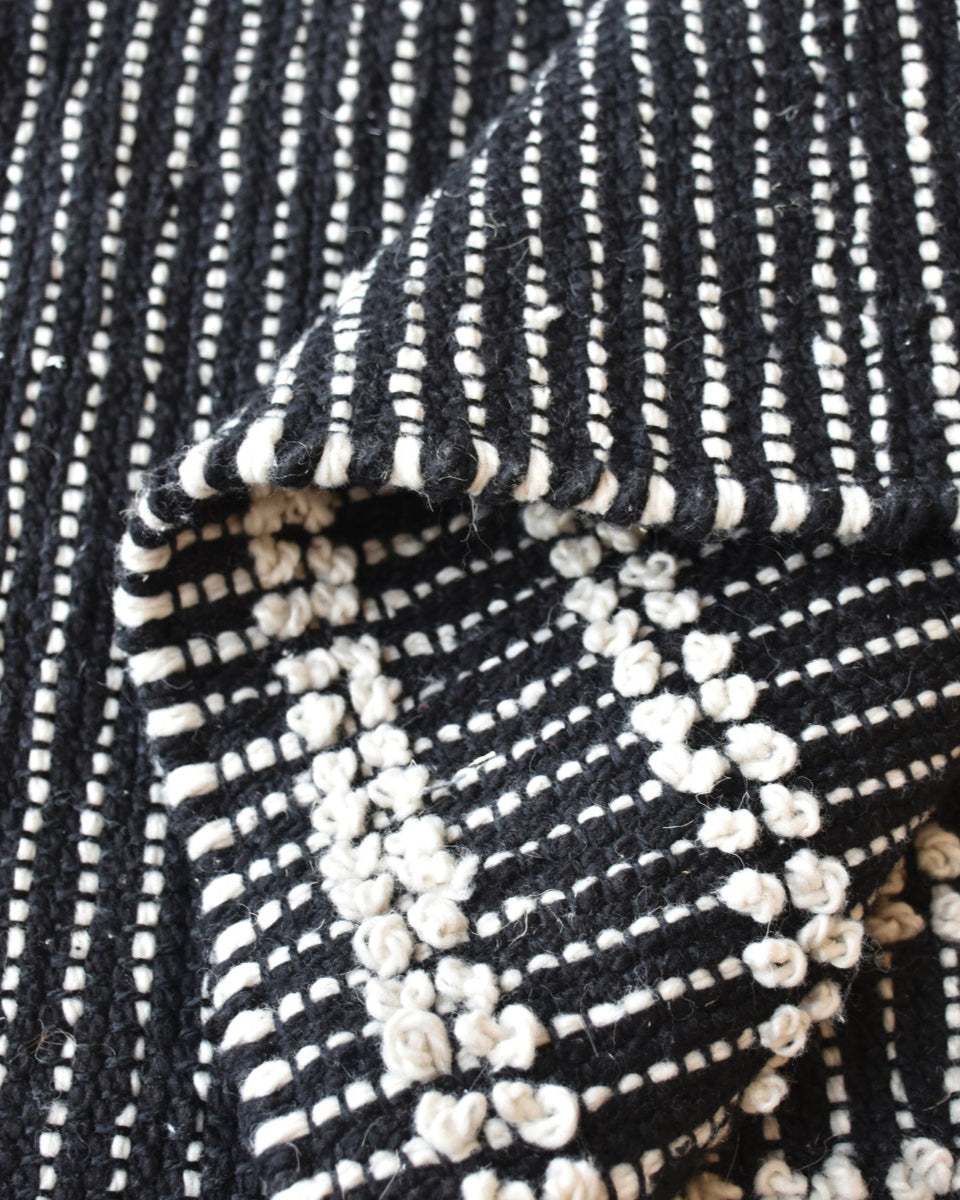 Tappeto Gimie Charbon/Ivoire 190 X 290