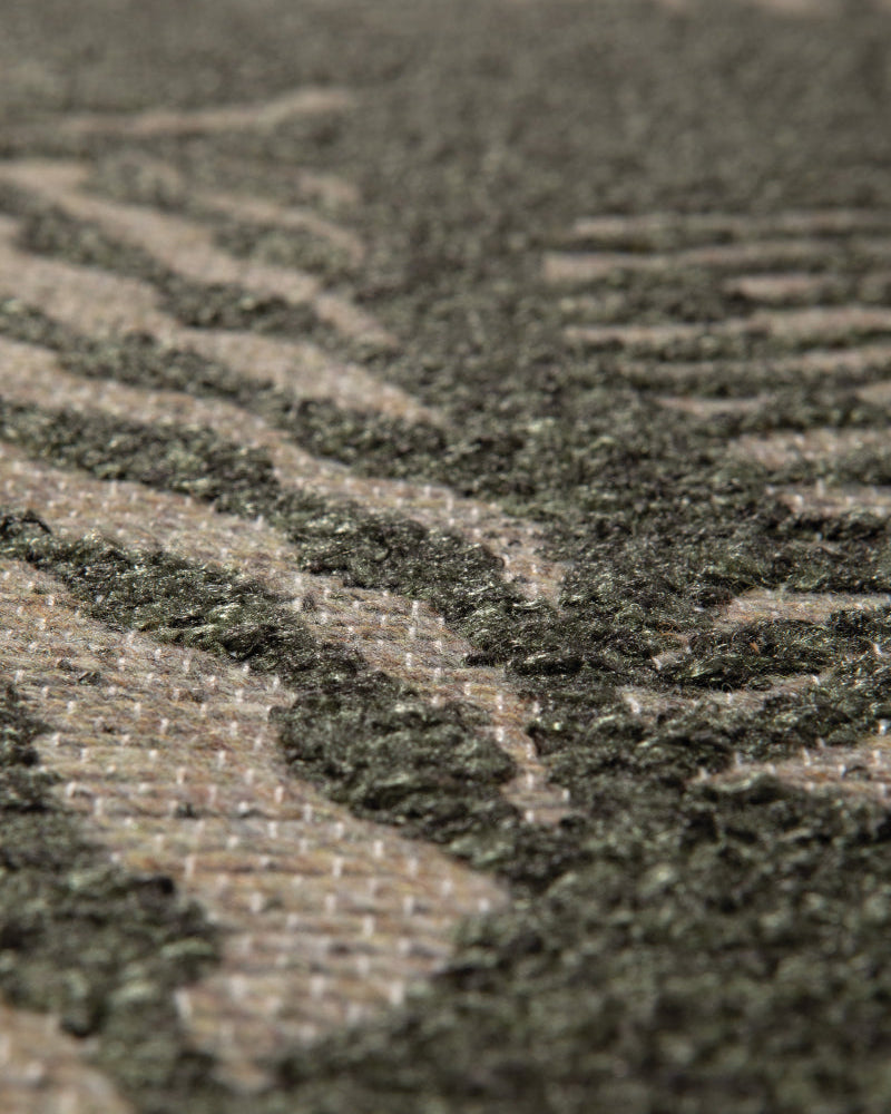 Tappeto per esterni riciclato Flora Eucalyptus 200 X 290 X 1