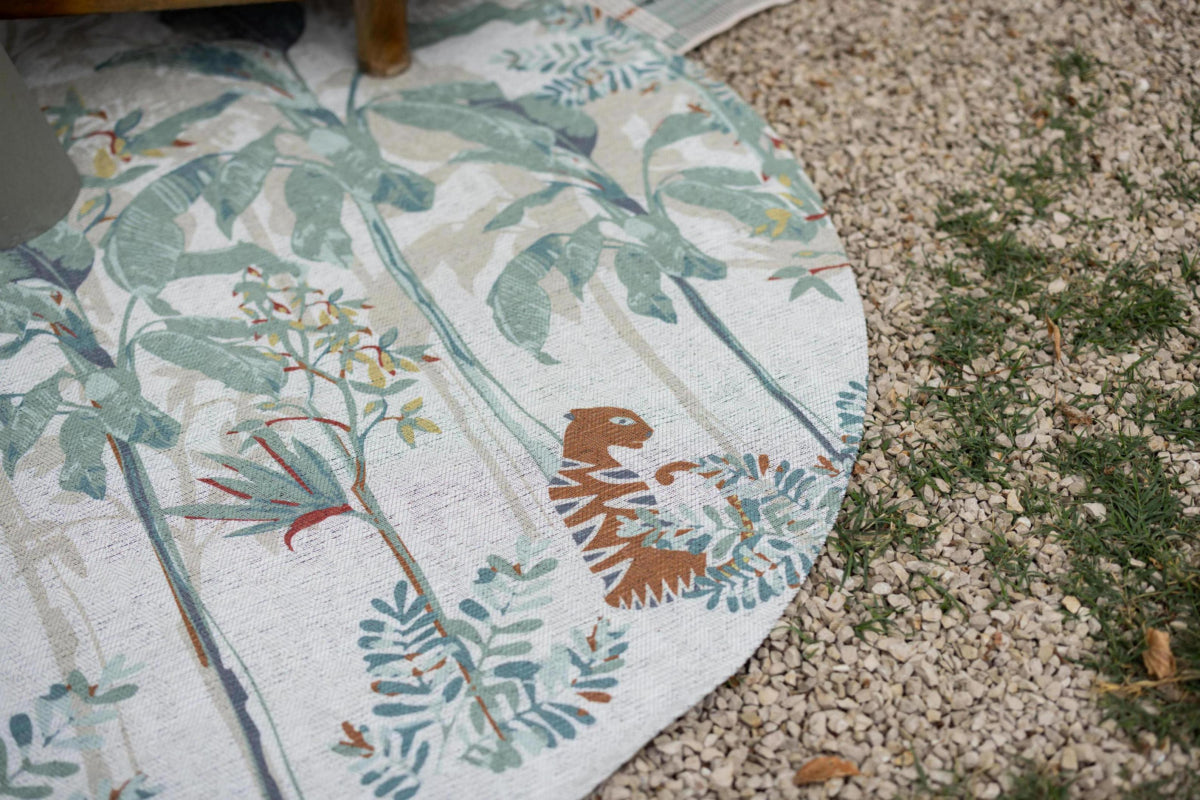 Tappeto Raja per esterni Multico Diâmetro 160