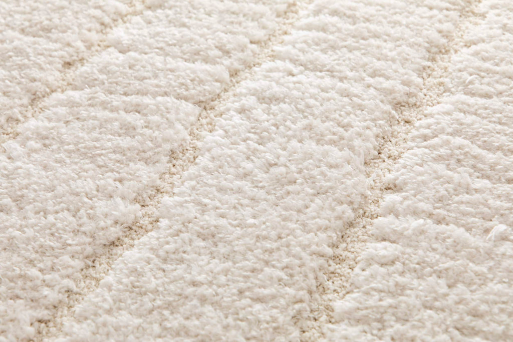 Tappeto riciclato Maël Neige 120 X 170 X 4