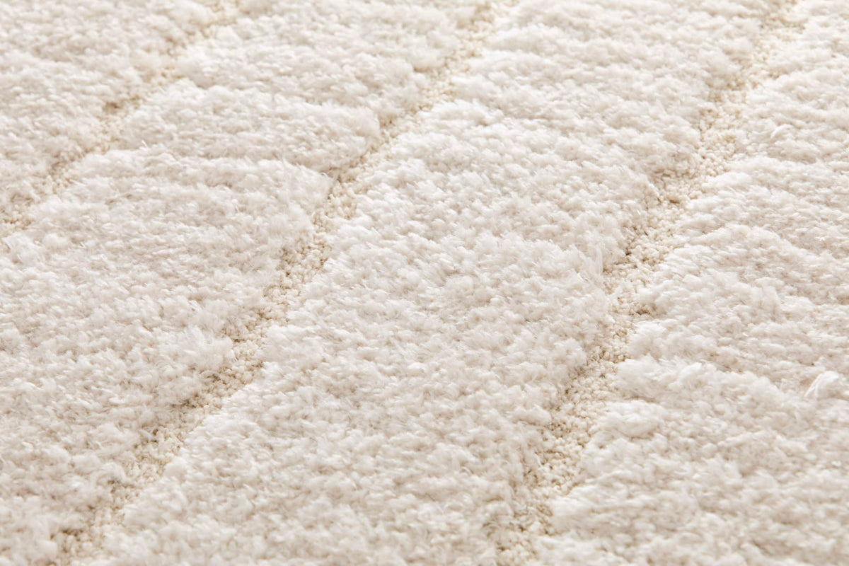 Tappeto riciclato Maël Neige 120 X 170 X 4