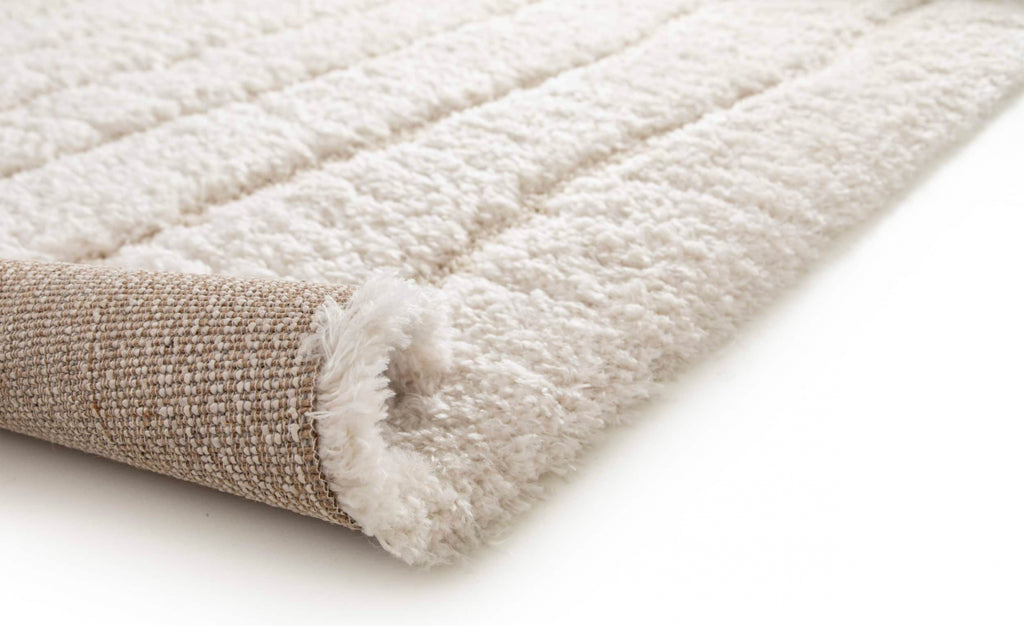 Tappeto riciclato Maël Neige 120 X 170 X 4