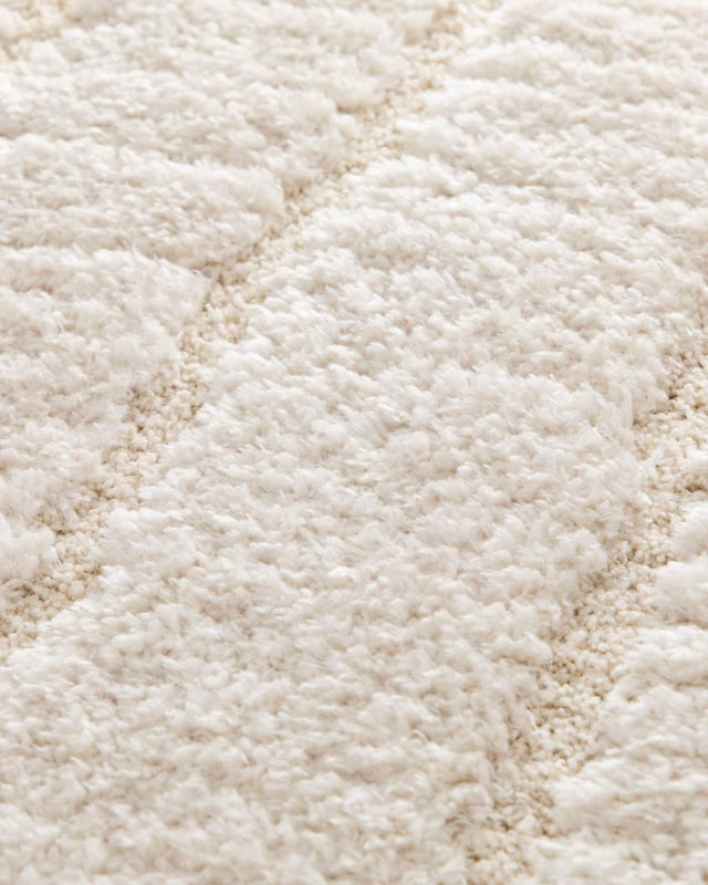 Tappeto riciclato Maël Neige 160 X 230 X 4