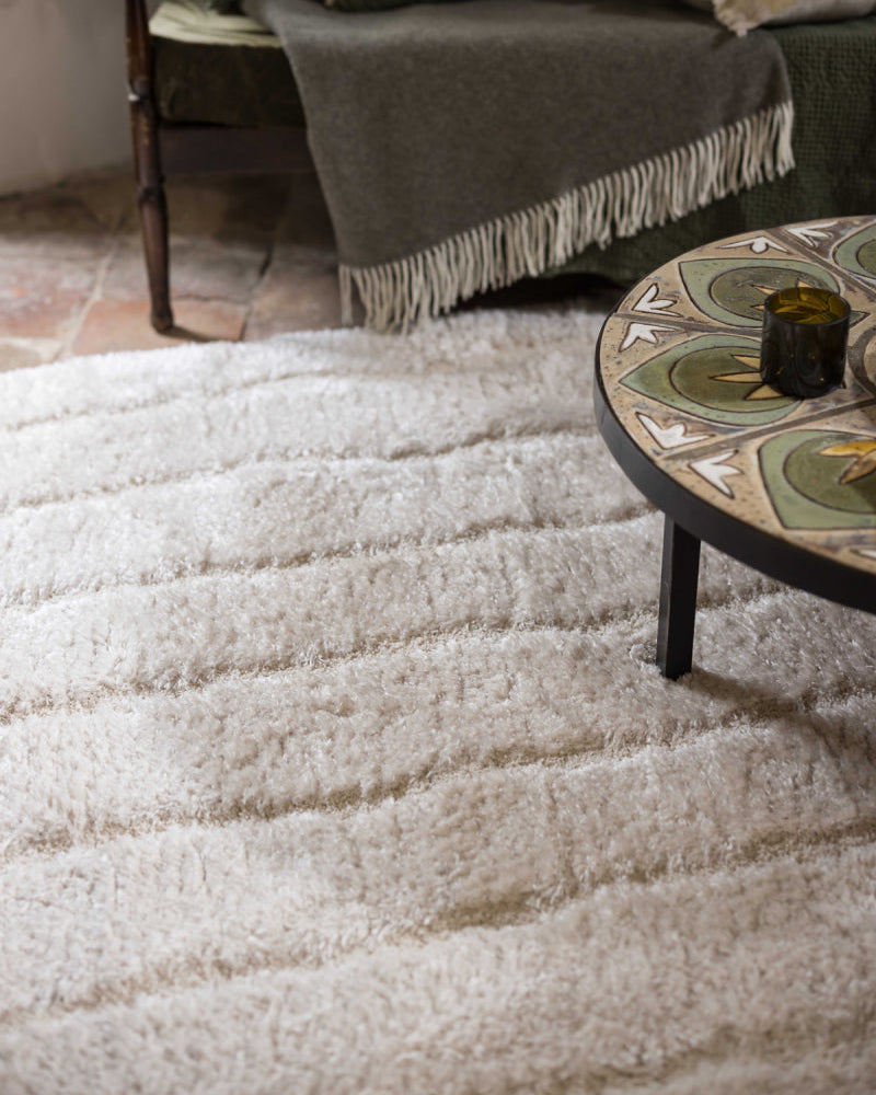 Tappeto riciclato Maël Neige 200 X 290 X 4