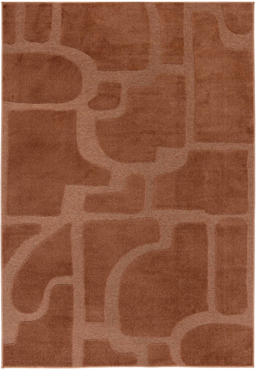 Tappeto riciclato Marla Terracotta 160 X 230 X 1