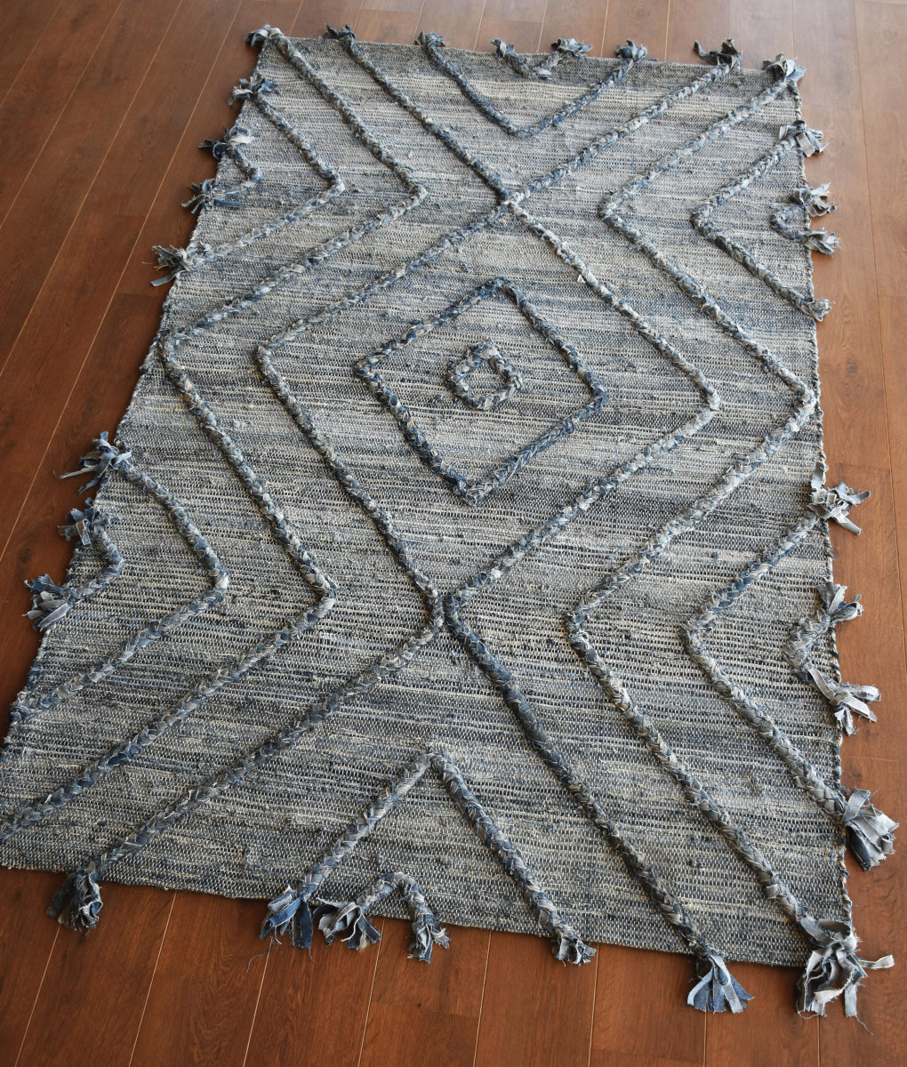 Tappeto Worgan Denim Bleu/Ivoire 160 X 230