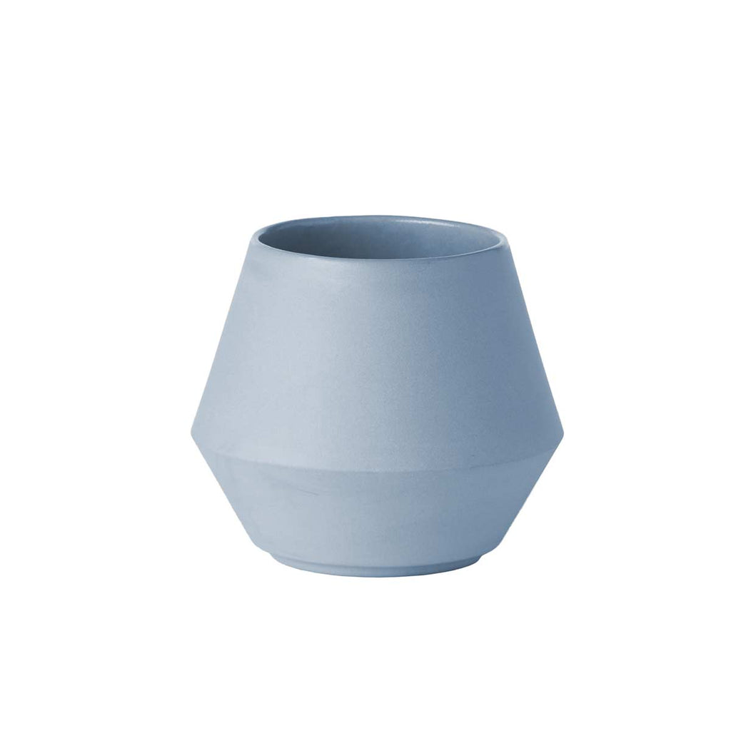 Tazza azzurra in ceramica 