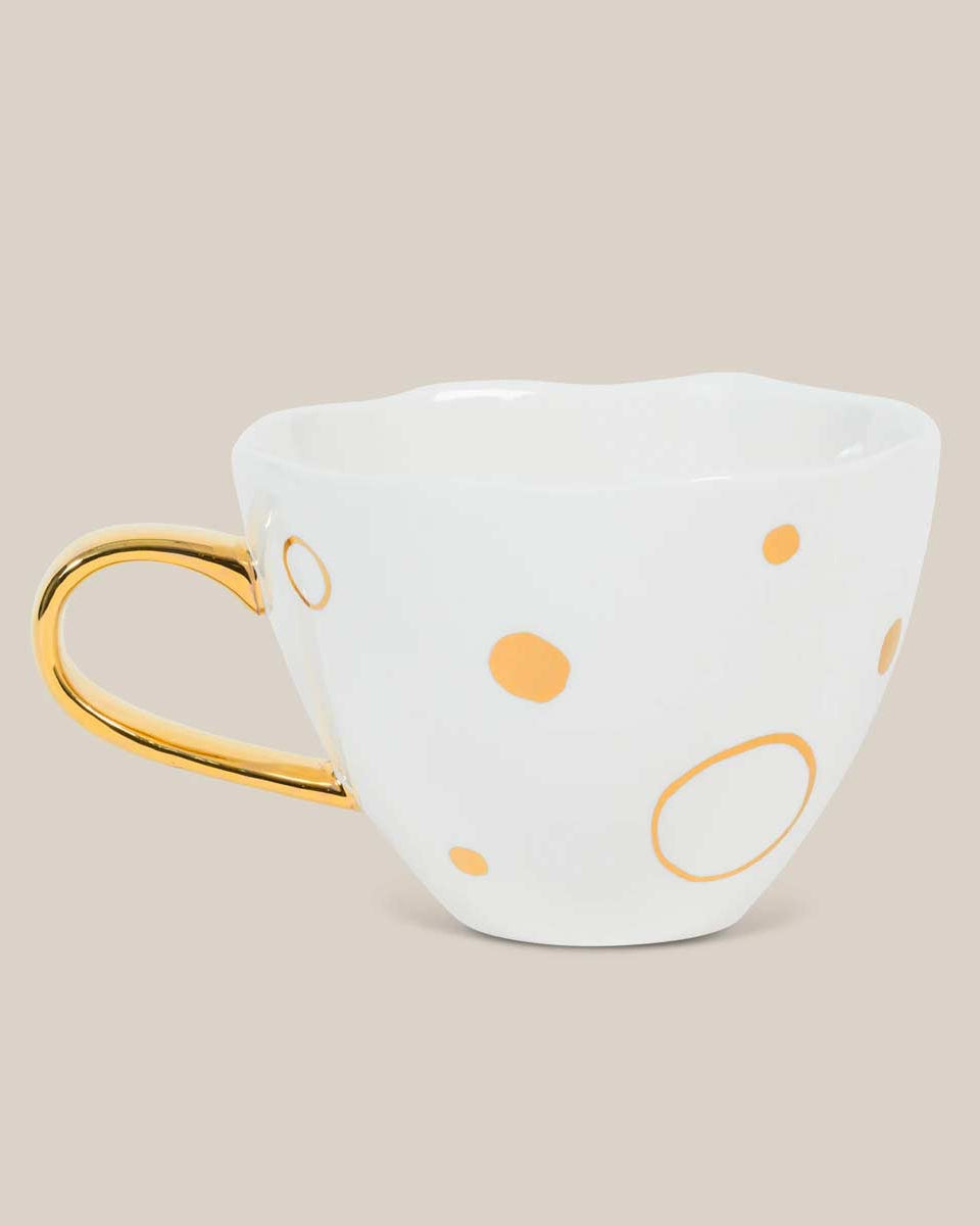 Tazza con motivi dorati