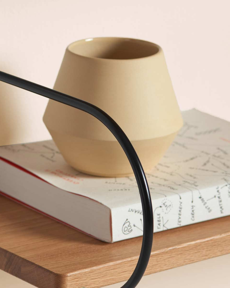 Tazza gialla di design