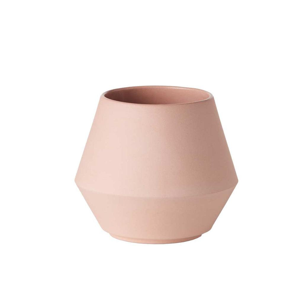 Tazza rosa in ceramica