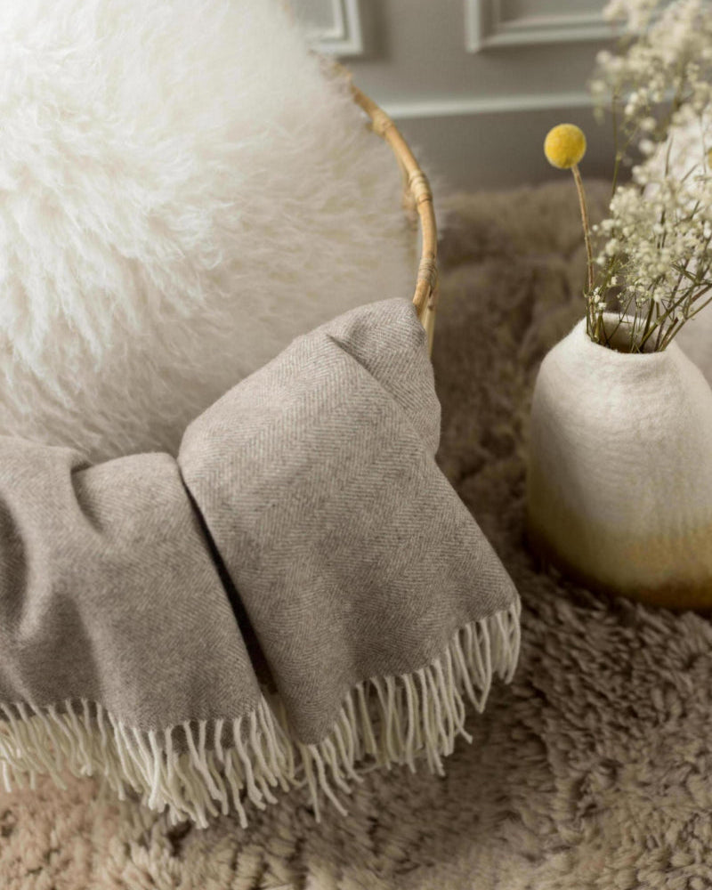 Throw Carina Naturel 130 X 190