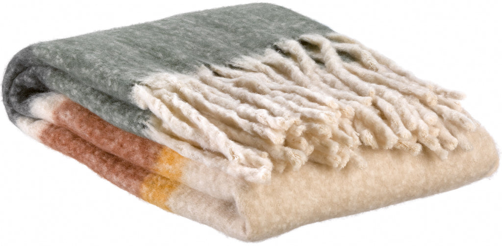 Throw Isabel Stripes Rouille 130 X 160