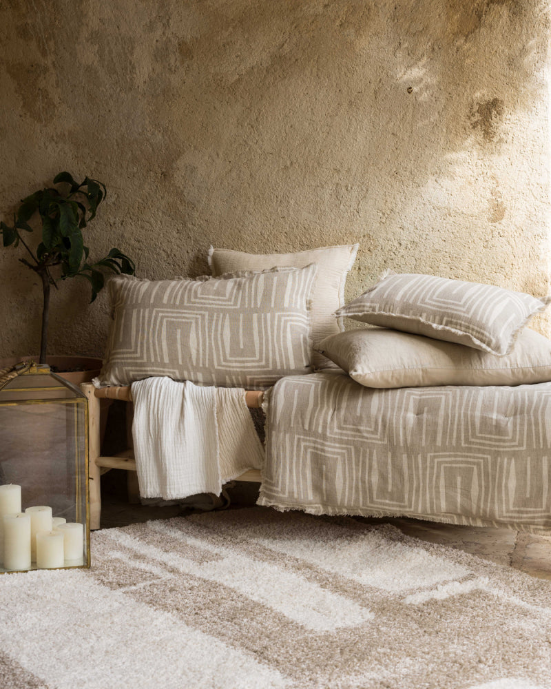 Tina Piumino stampato Naturel 85 X 200