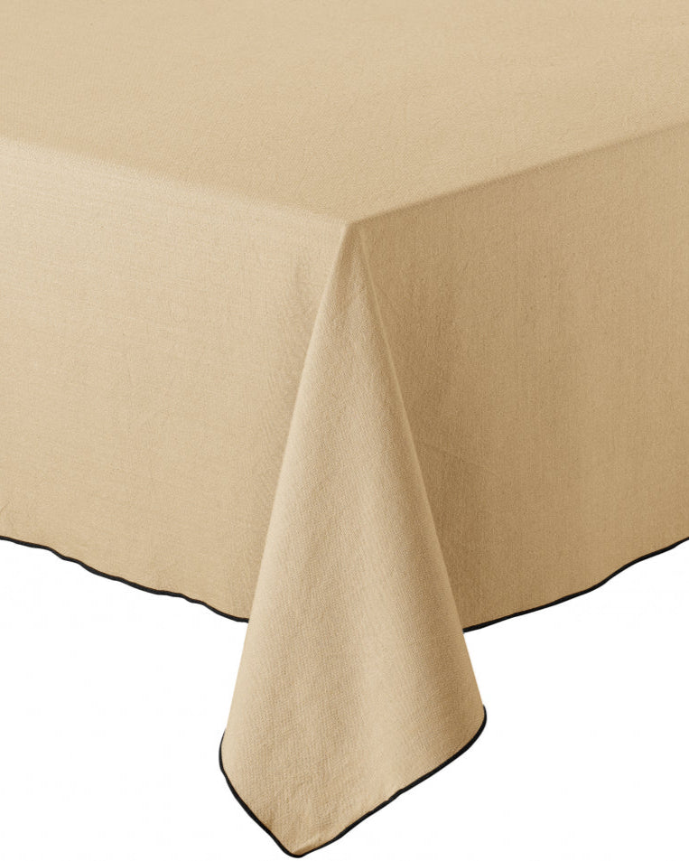 Tovaglia Grace riciclata Camel 140 X 140