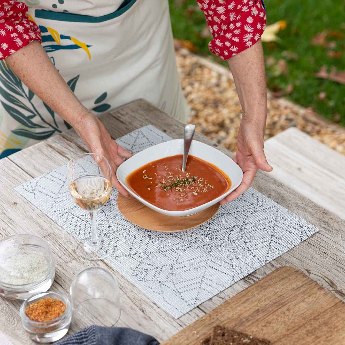 Tovaglietta con foglie