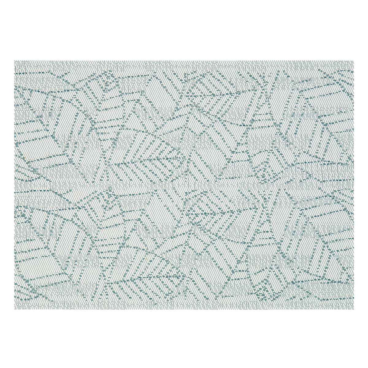 Tovagliette americane fantasia foglie blu pavone