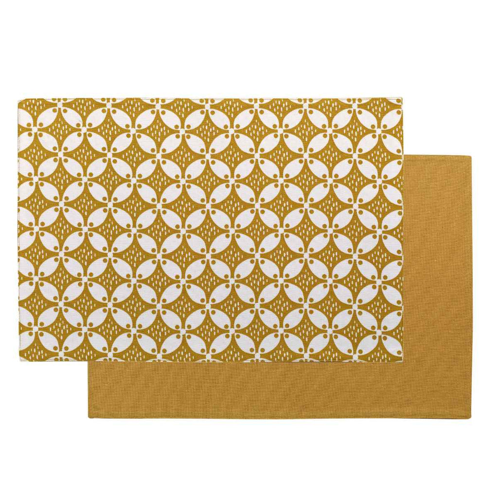 Tovagliette americane gialle set da sei