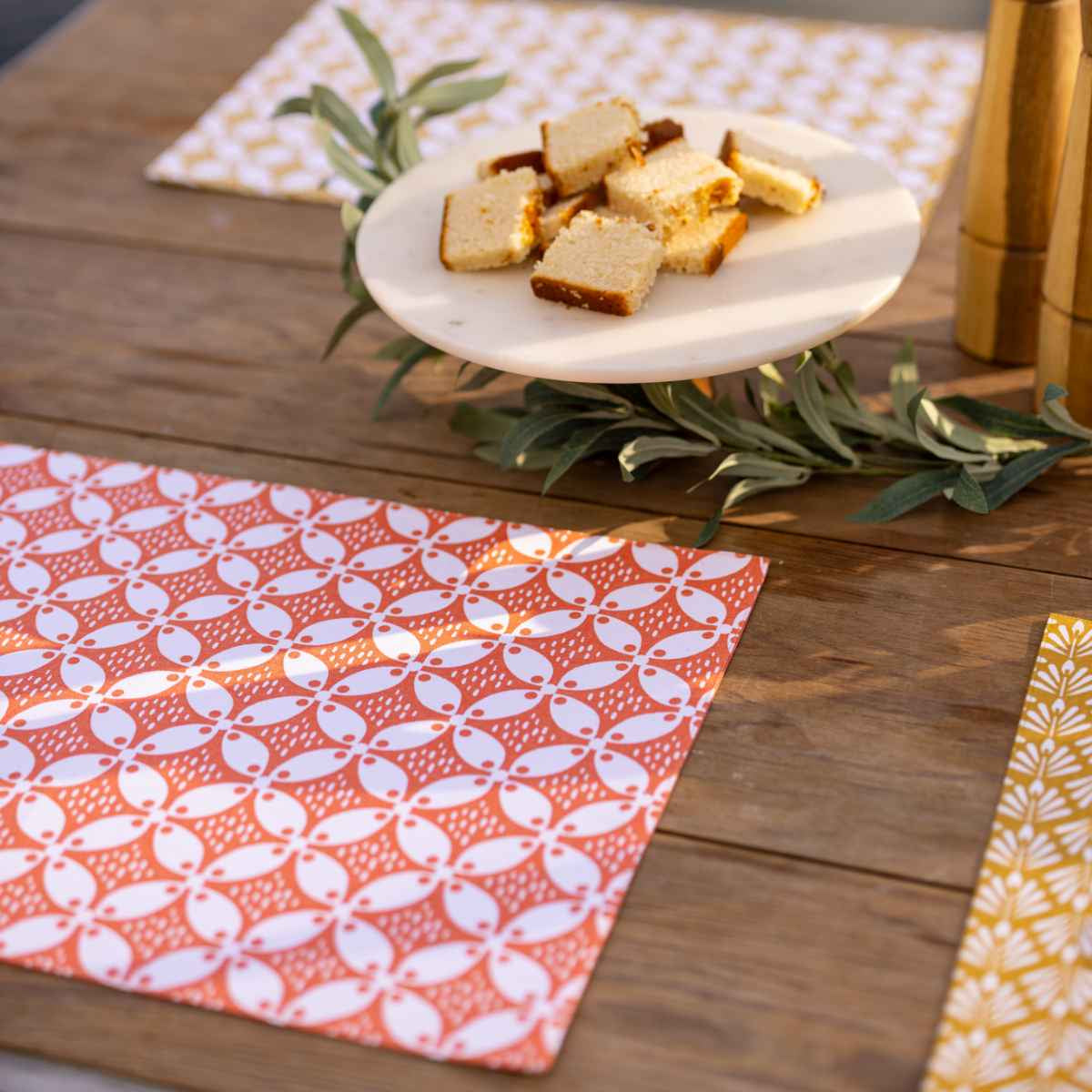 Tovagliette in cotone riciclato