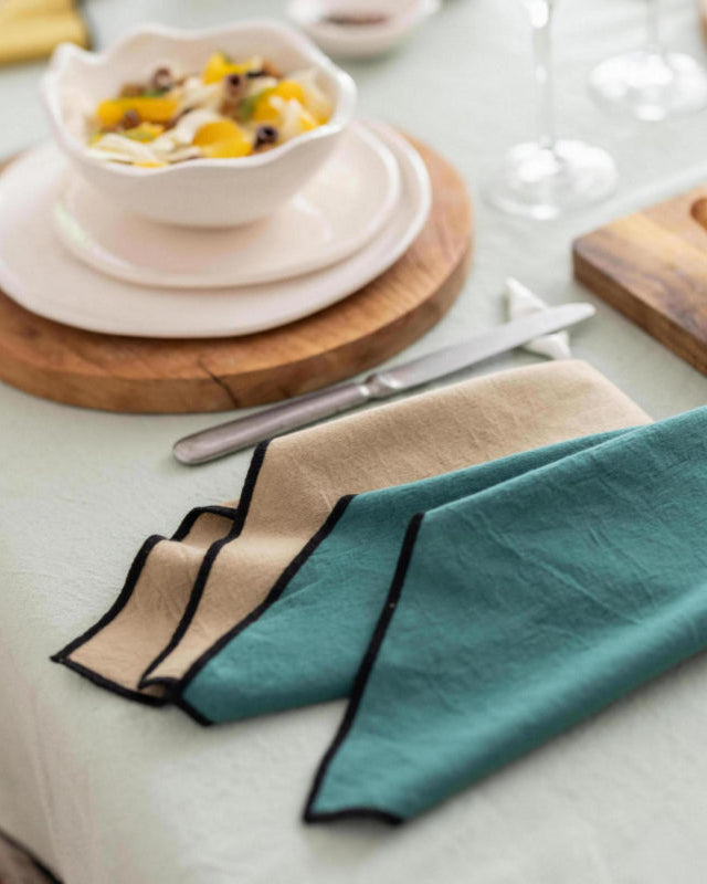 Tovagliolo Grace riciclato Camel 40 X 40