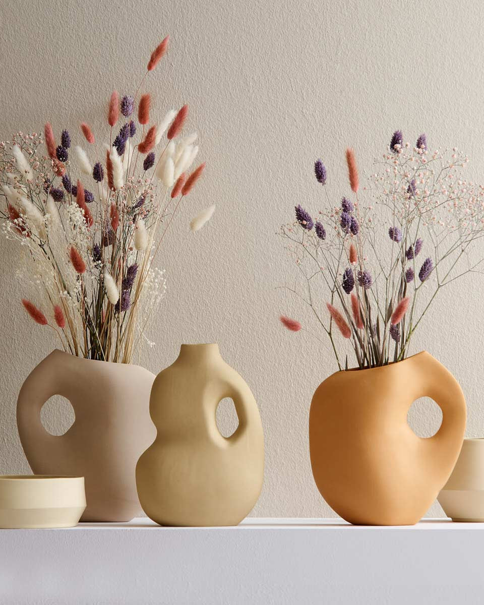 Vasi colorati di ceramica