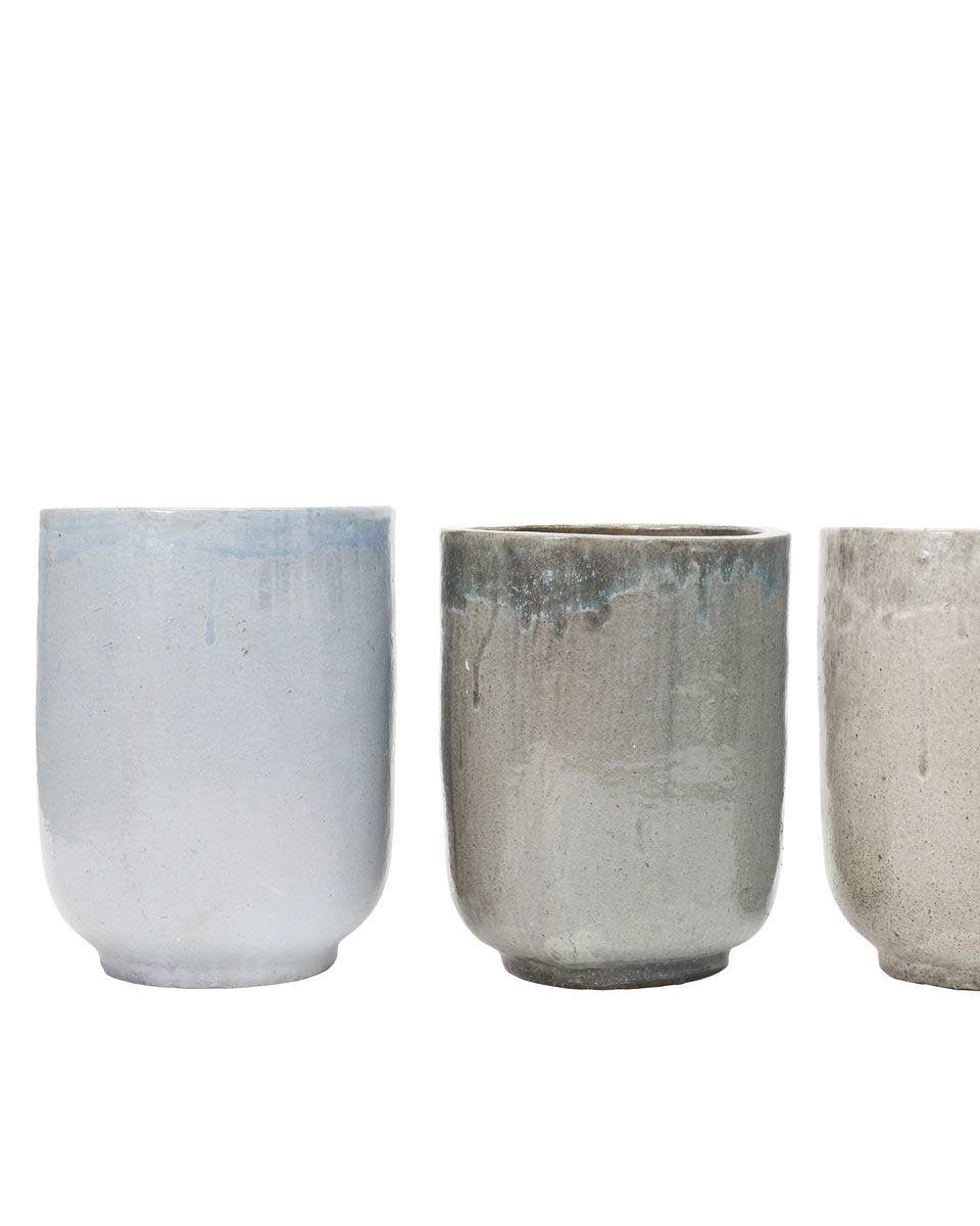 Vasi di design per esterni con finitura unica in ogni pezzo