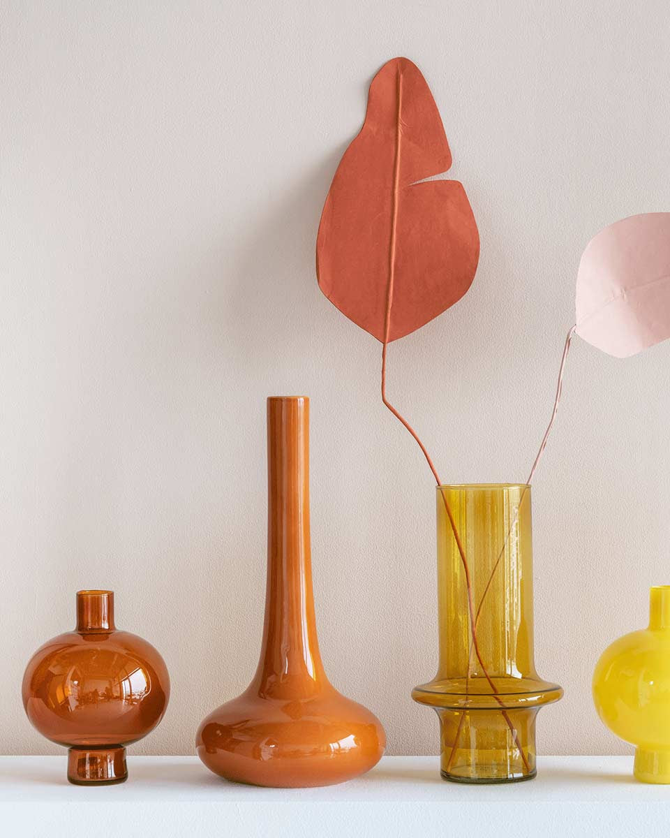 Vasi di vetro colorati