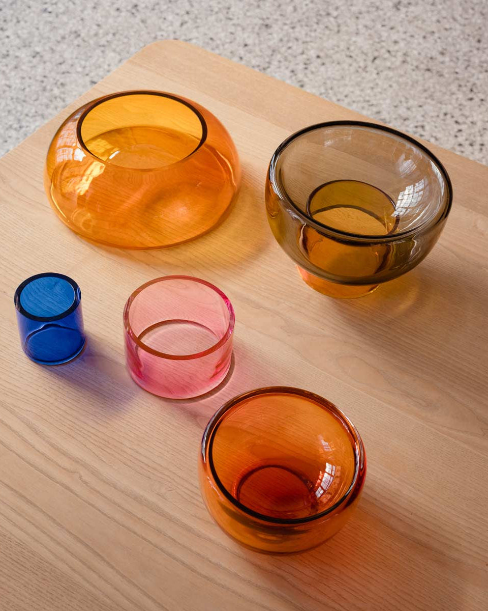 Vasi di vetro composti da due elementi per utilizzarli in tanti modi diversi