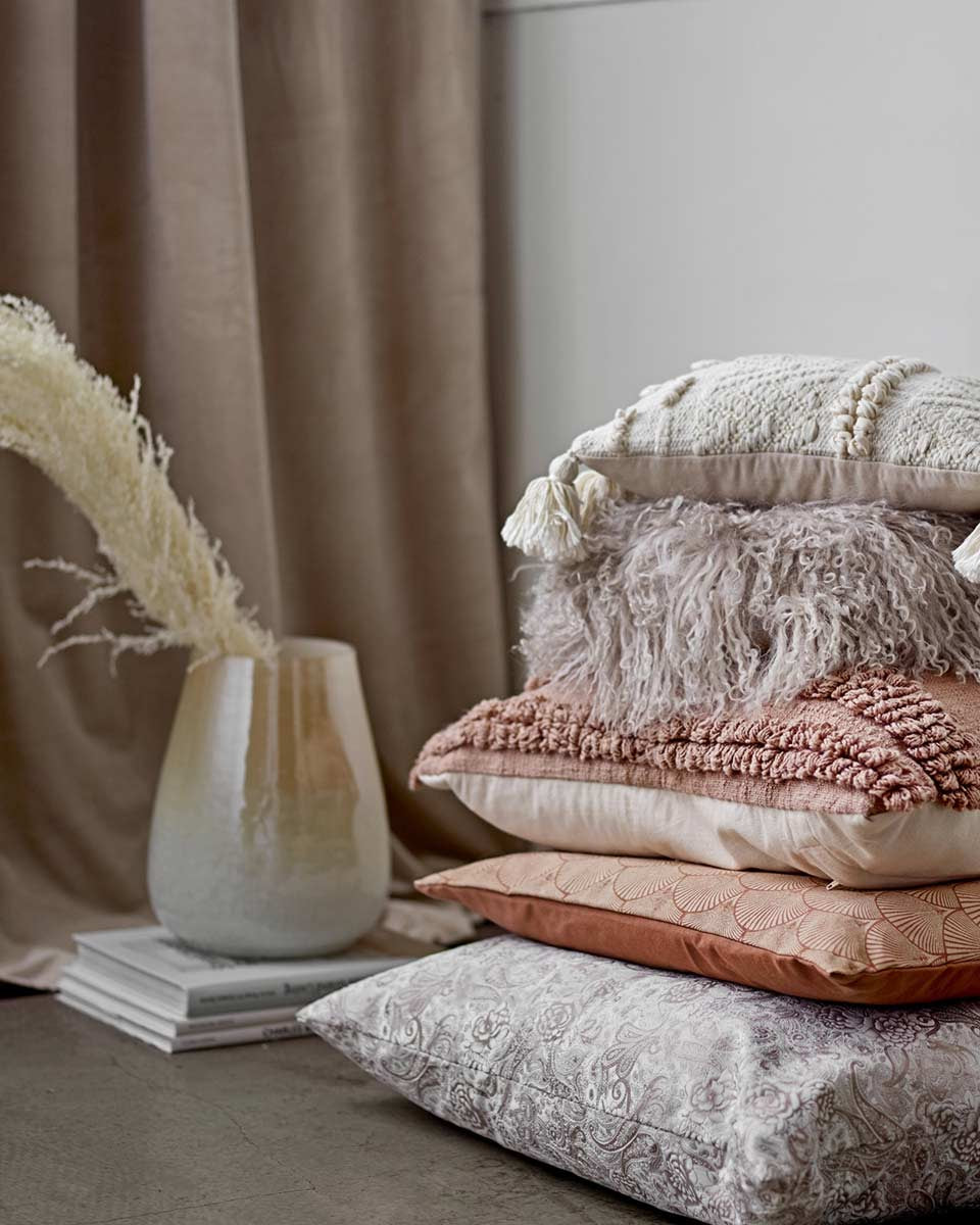 Vaso decorativo in vetro giallo oro