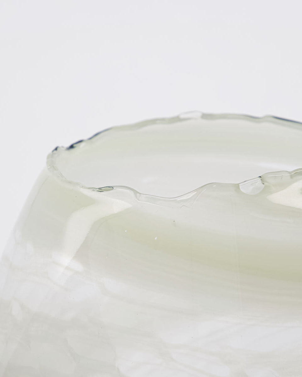 Vaso decorativo di vetro