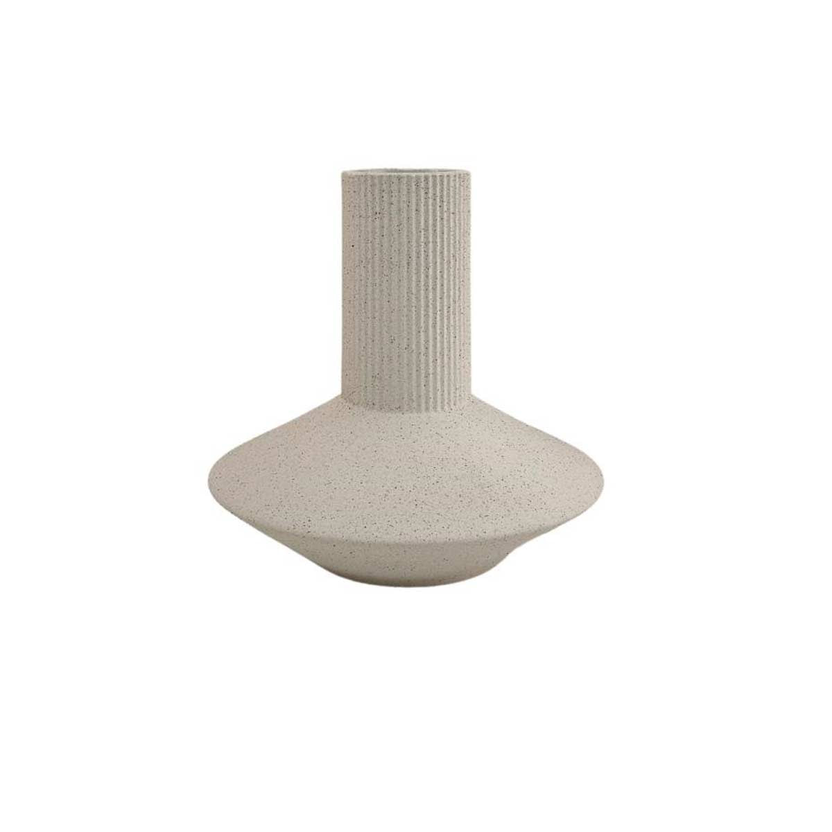 Vaso da fiori di design, ceramica bianca