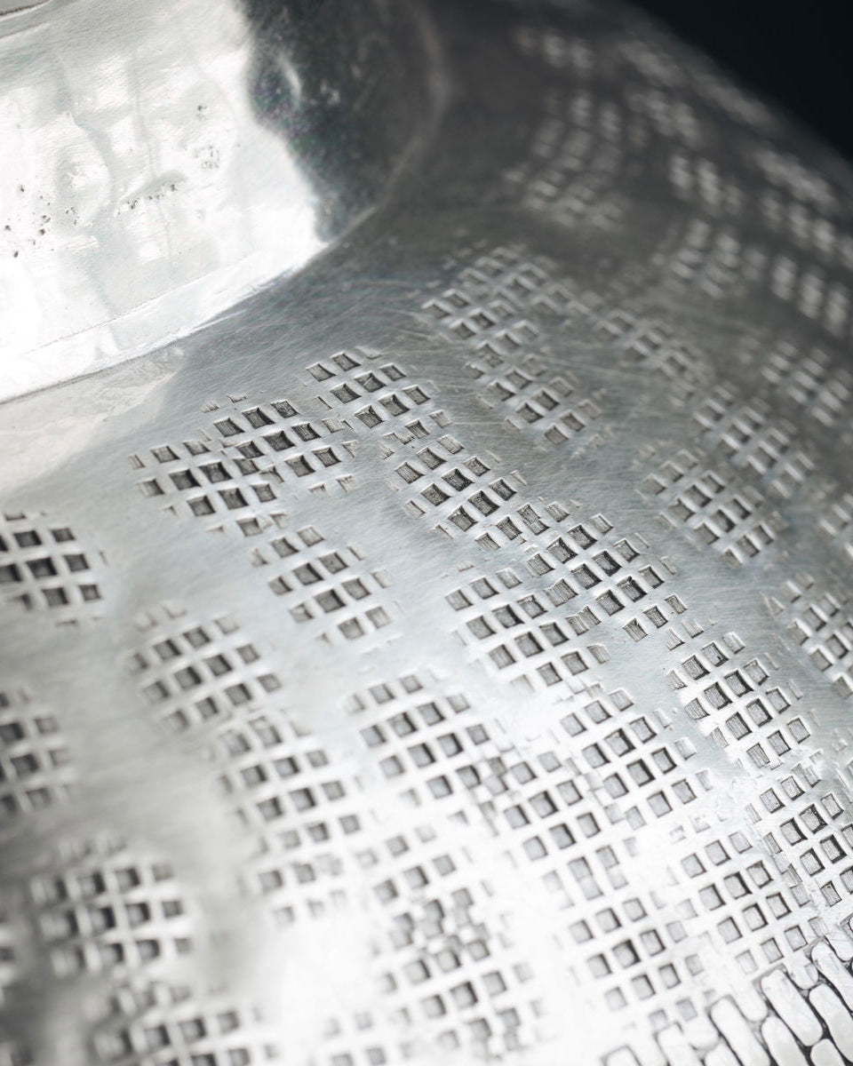 Vaso in metallo argentato