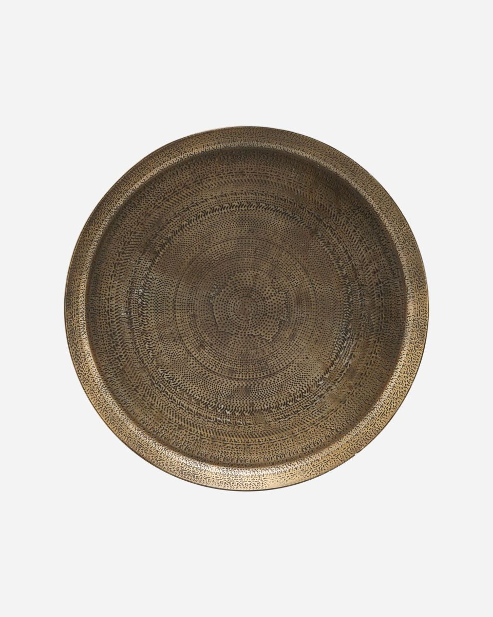 Vassoio decorativo in metallo