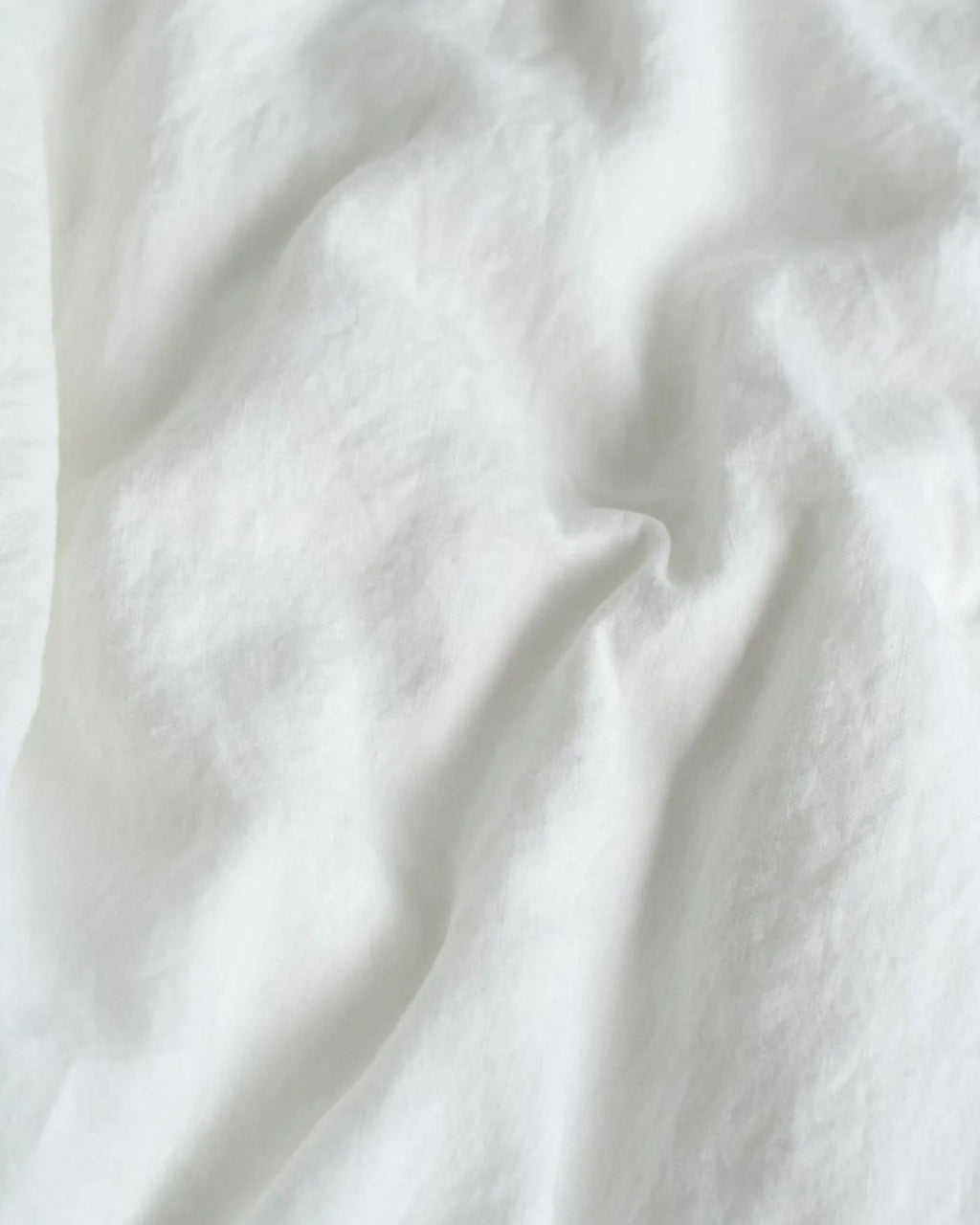 Optical white - set copripiumino bianco in lino + federe