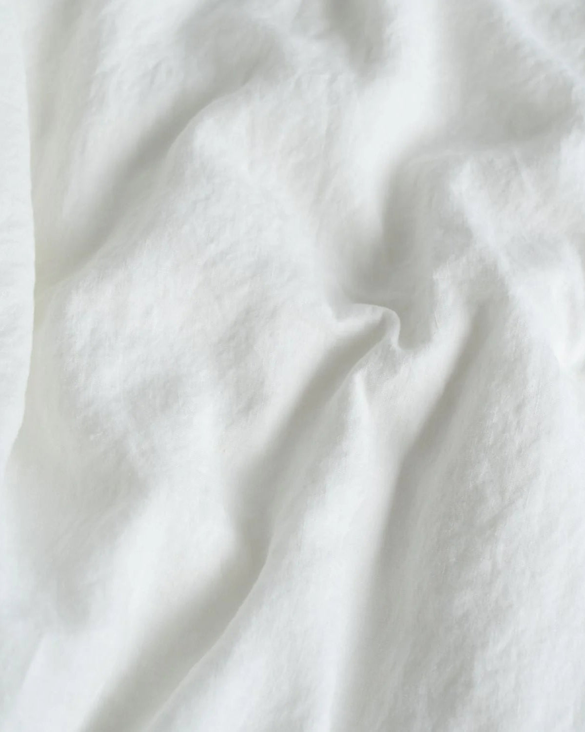 Optical white - set copripiumino bianco in lino + federe