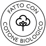 Fatto con cotone di origine biologica