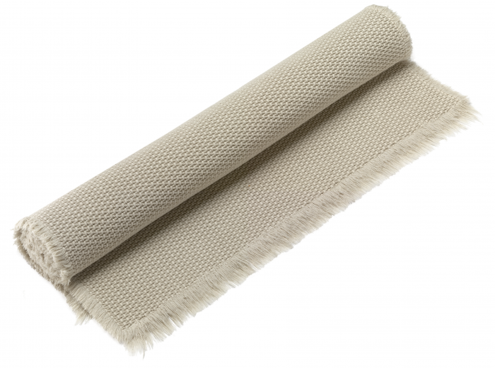 Elly - Tappetino da bagno in cotone beige, 54 X 64