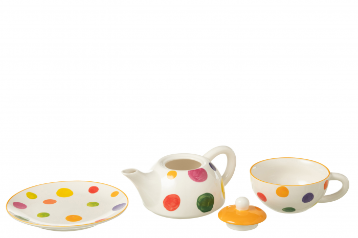 Tea For One - teiera con tazza multicolore