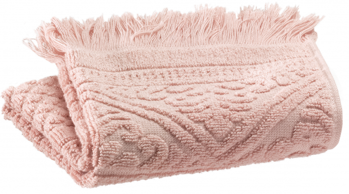 Zoe - Asciugamano ospite rosa 30 X 50