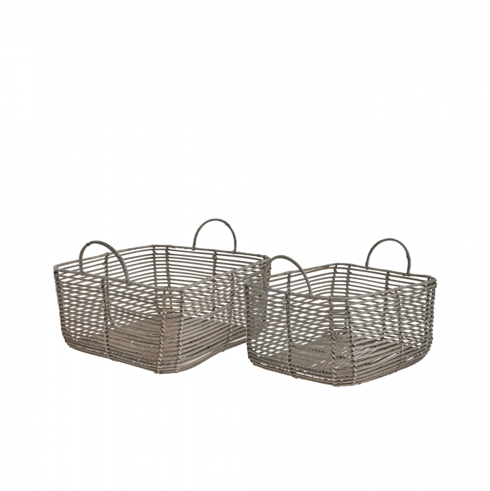 Harper Medium - set due cesti in rattan