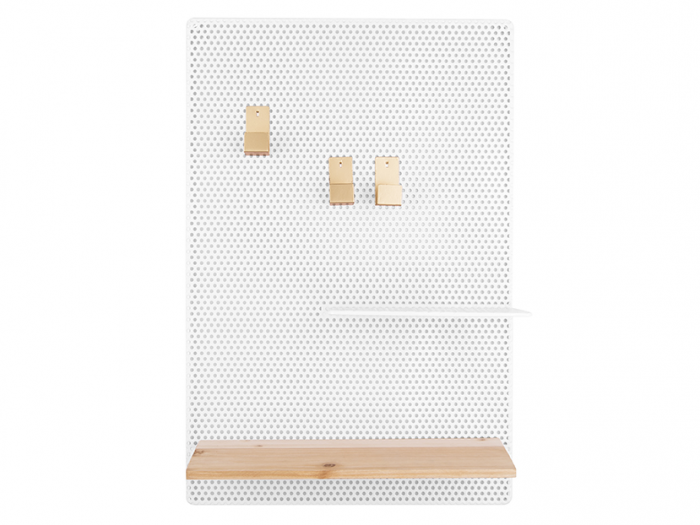 Memo Board Perky in metallo bianco