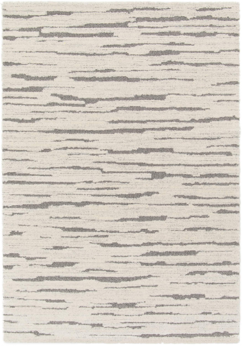 Filly - Tappeto bianco naturale e grigio, 160 X 230