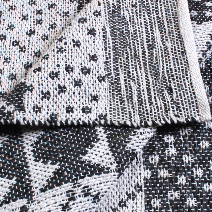 Zambezi  - tappeto geometrico carbone 160 X 230