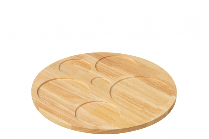 Apero - Set di 6 Appetizer con vassoio in bamboo, mix fantasie