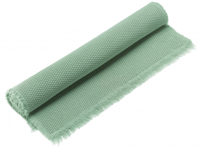 Elly - Tappeto da bagno cotone verde chiaro 54 X 110