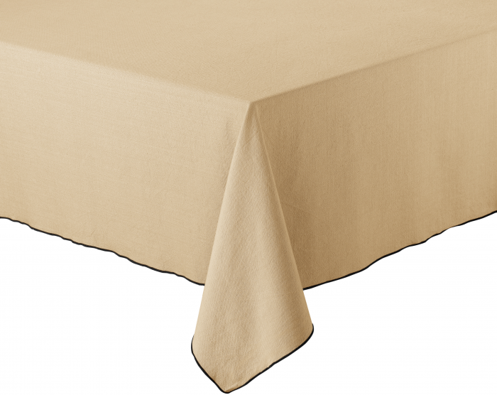 Grace camel - Tovaglia in cotone riciclato 140 X 250