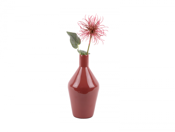 Ivy - vaso a bottiglia conico, metallo rosso